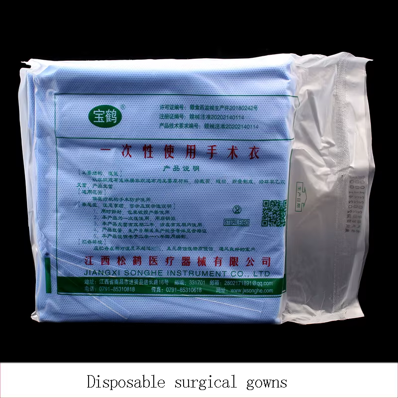 Vêtements chirurgicaux stériles jetables à usage médical