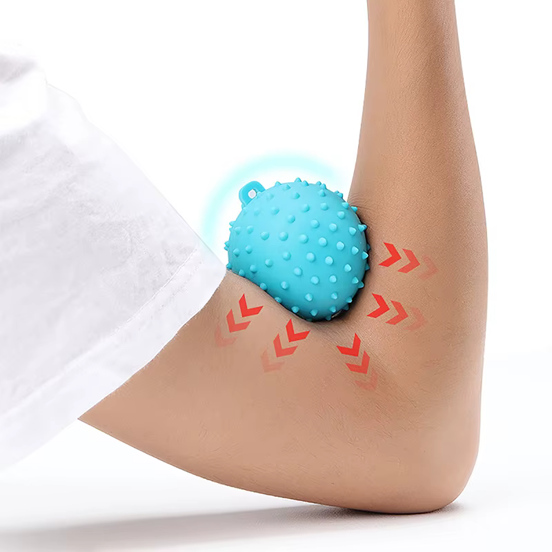【Nice】Balle de massage ronde en silicone pour la relaxation musculaire et la rééducation