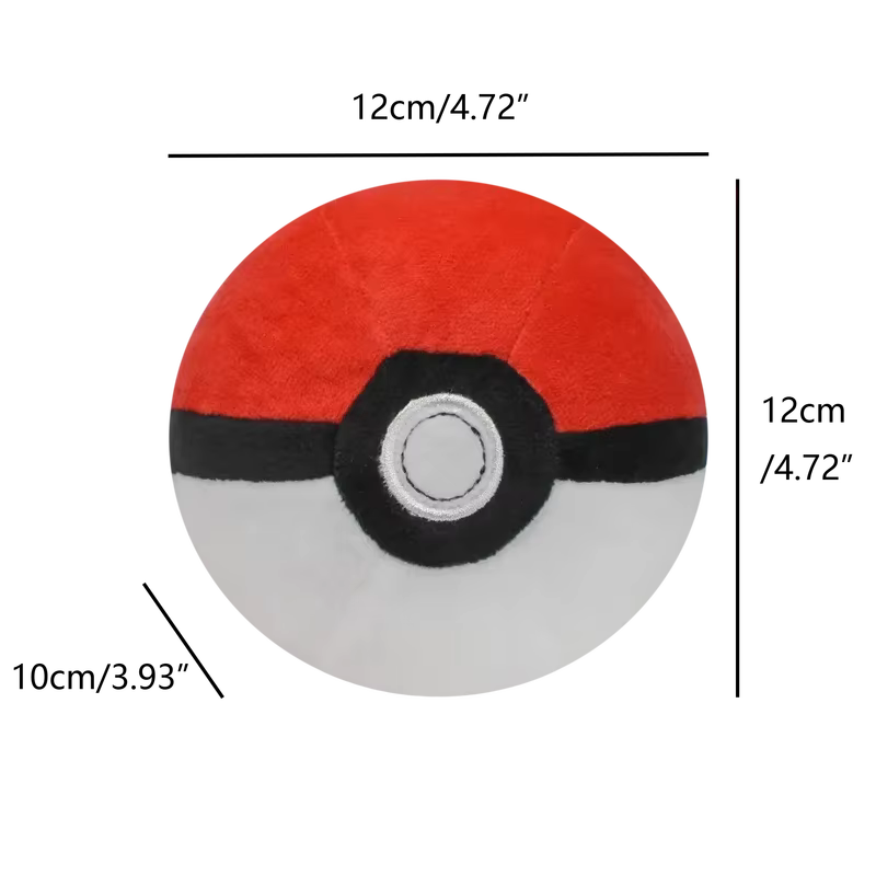 Peluche Pokémon : Master Ball, Great Ball, Ultra Ball, Poké Ball – Jouet en peluche doux, breloque de sac à dos, pendentif décoratif, cadeau tendance