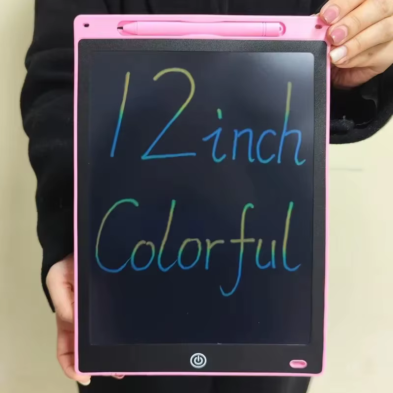 Tablette d'écriture LCD pour enfants, planche à dessin, graffiti pour enfants, jouets sub, écriture manuscrite, tableau noir, planche à dessin magique, cadeau jouet pour enfant, 10 pouces, 12 pouces