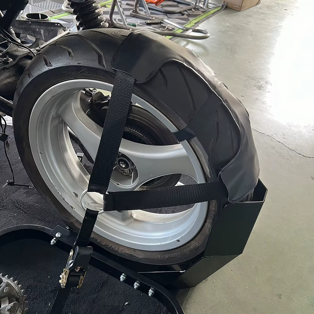Nouveau Sangle de pneu arrière de moto, cliquet d'arrimage, sangle noire robuste avec cliquets, caoutchouc antidérapant
