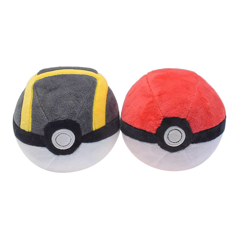 Peluche Pokémon : Master Ball, Great Ball, Ultra Ball, Poké Ball – Jouet en peluche doux, breloque de sac à dos, pendentif décoratif, cadeau tendance