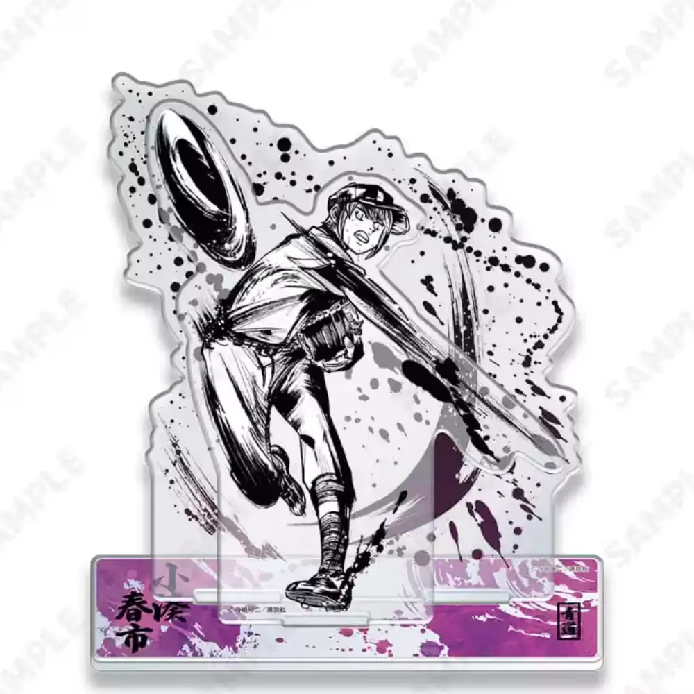 Support en acrylique double accessoires 15 cm Anime Ace of Diamond Act II, Sawamura Eijun, Décoration de bureau pour la Fête des Mères, porte-clés
