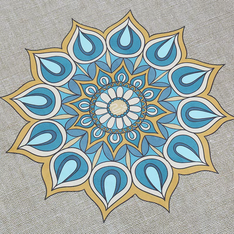 Tapis de yoga pliable biologique Surface de chanvre