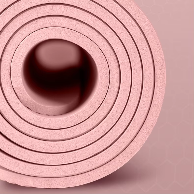 Tapis de Yoga NBR rose plus épais