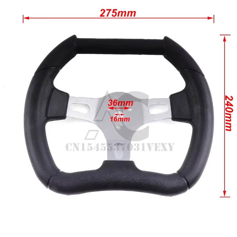 Nouveau Kart volant Kart conduite volant tondeuse course Kart pièces