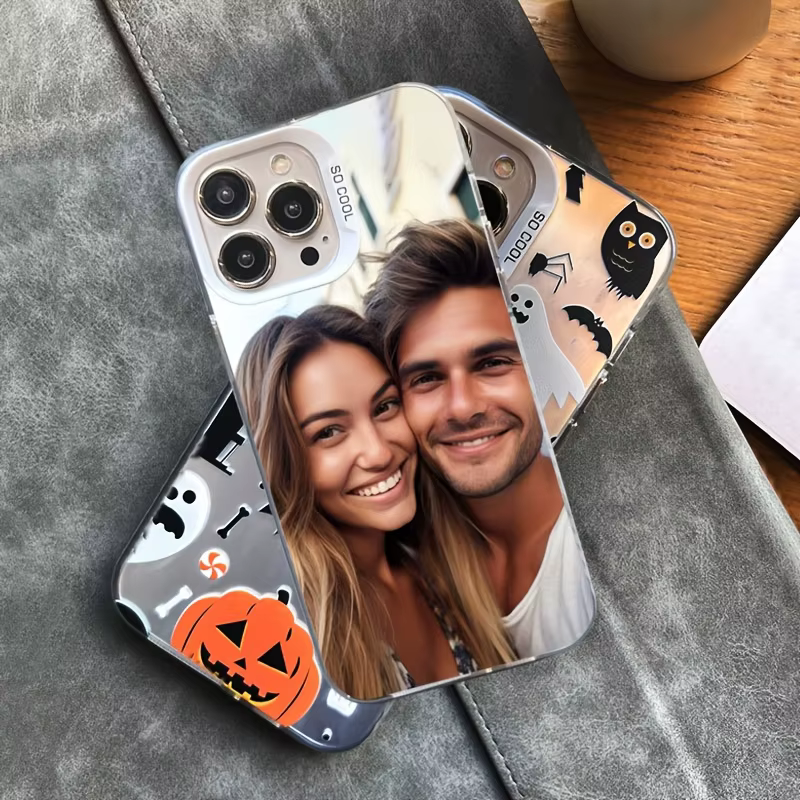 Coque arrière antichoc IMD personnalisée, design photo, pour iPhone 16 15 14 13 12 11Pro Max Mini SE 2020 2022 XS XR 7 8 Plus