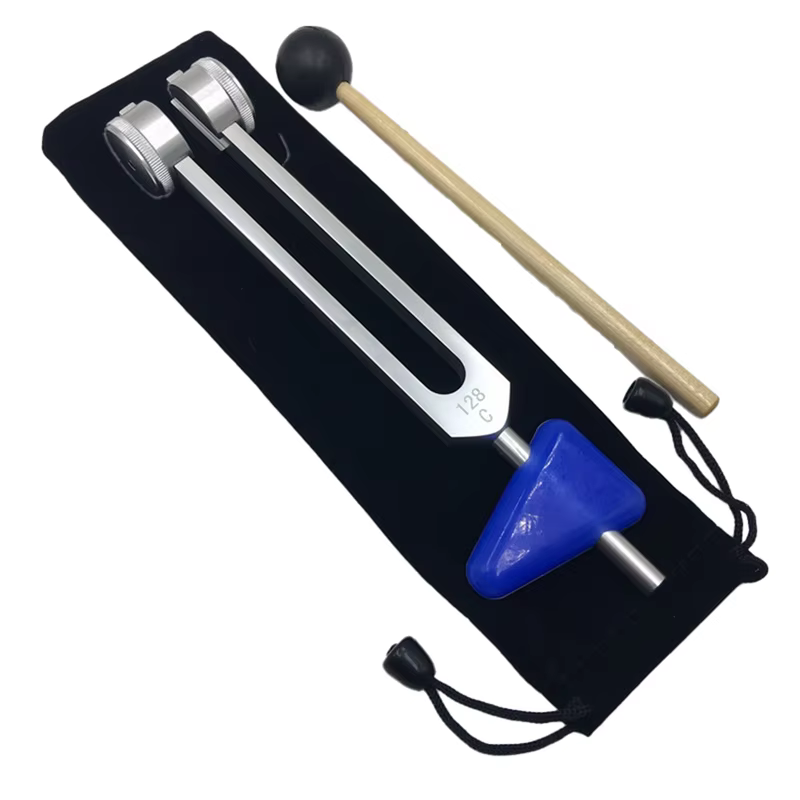 Ensemble de diapasons de Chakra d'instruments de Percussion musicale idéal pour la guérison sonore et la méditation