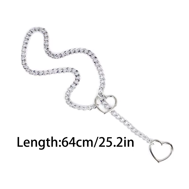 Collier en métal pour adultes, jouet intime pour jeux de rôle SM, style punk occidental, accessoire cadeau exotique pour couple