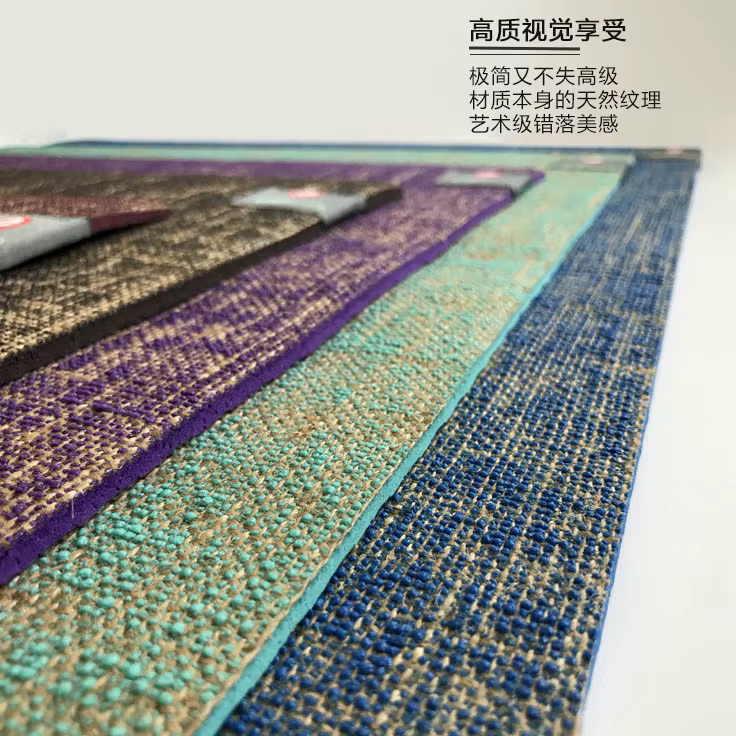 Tapis de yoga en jute naturel, tapis de yoga en jute naturel écologique