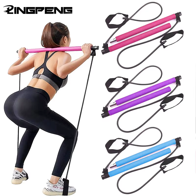Combinaison de barre de Pilates multifonctionnelle