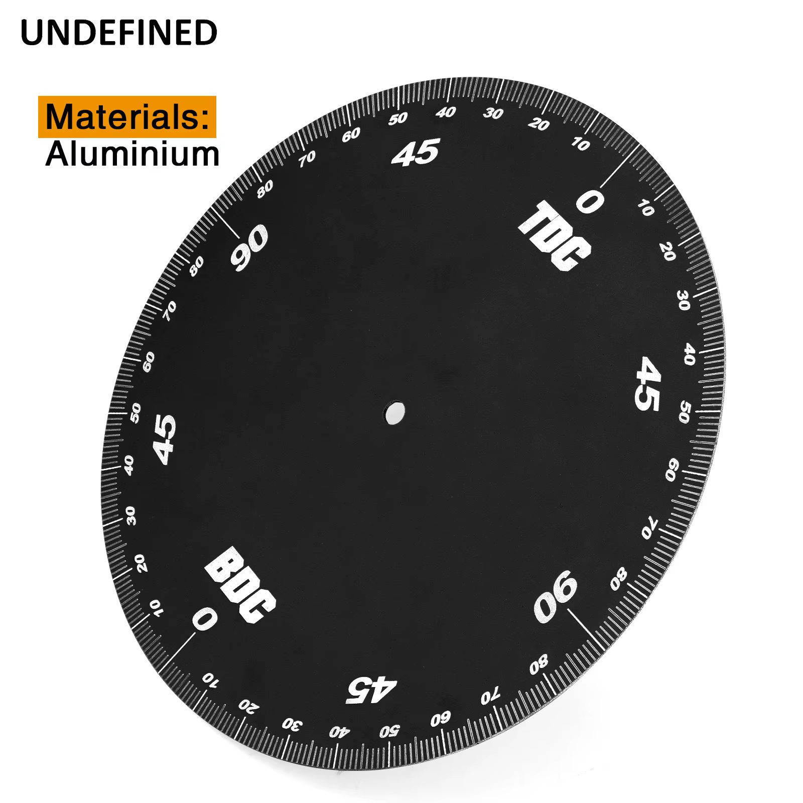 Pour 6 3/4 pouces de diamètre extérieur et un trou central de 6mm roue de degré de synchronisation du moteur vérifiez avec précision la synchronisation de la came d'allumage