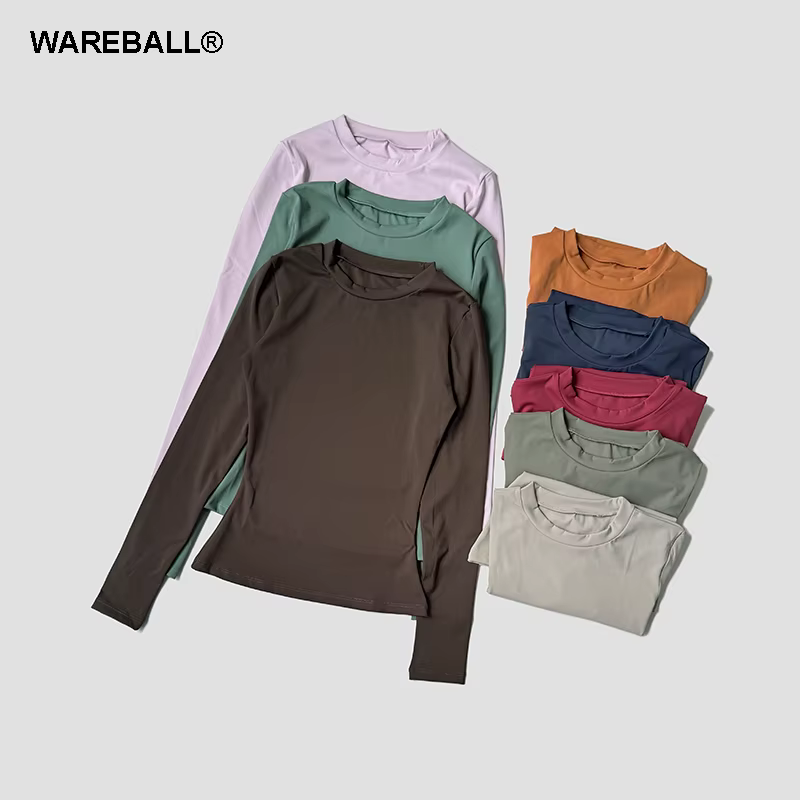 Haut de sport à manches longues WAREBALL pour femme – Vêtement de fitness