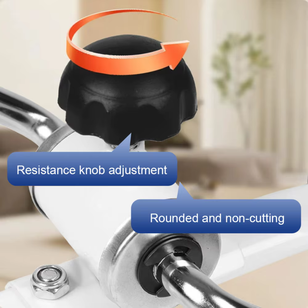 Mini pédale d'exercice pliable avec résistance réglable sous le bureau