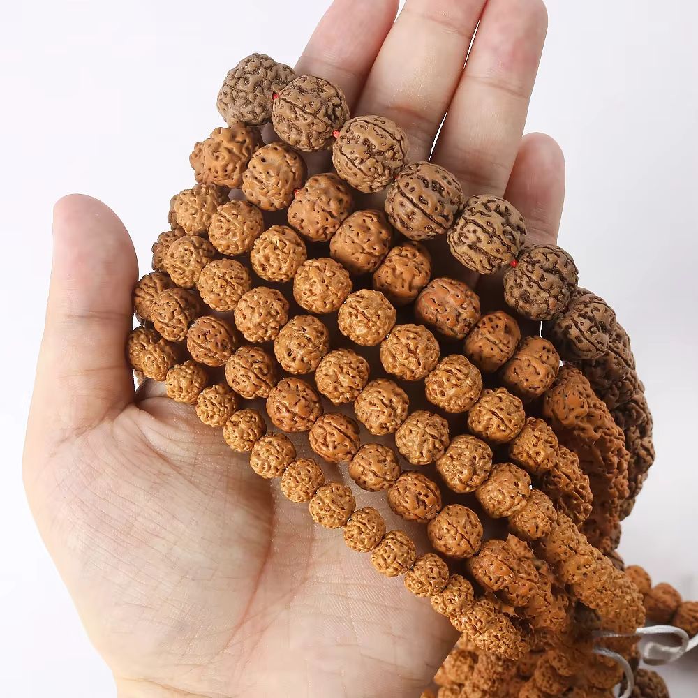 Rudraksha Mala naturel 8/9/10/11/12/14mm