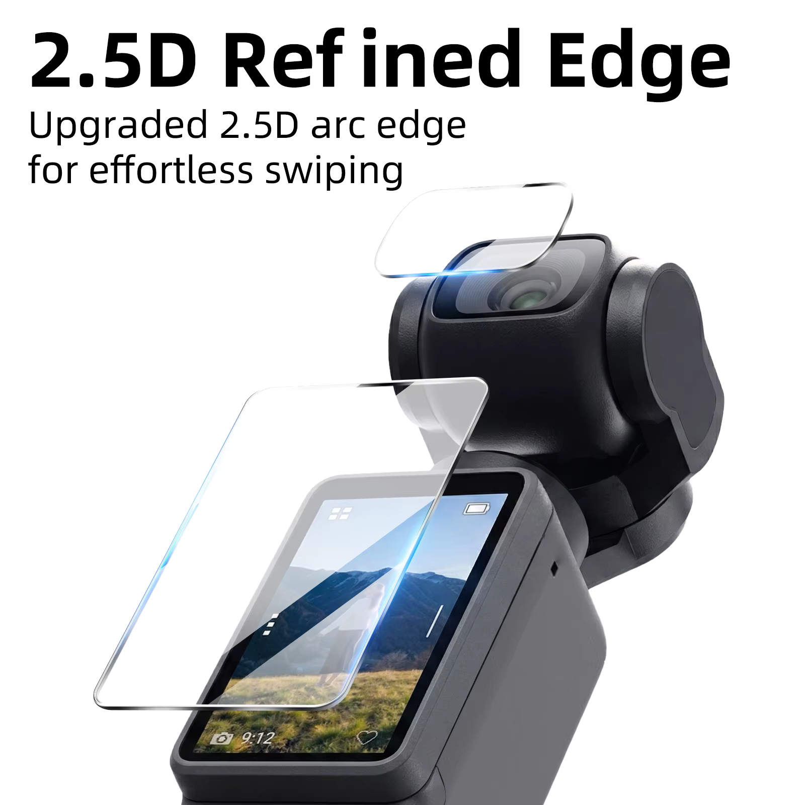 Ensemble d'accessoires pour DJI OSMO Pocket 4, protection d'écran et étui de protection pour objectif, sac de rangement, filtre ND et trépied perche à selfie