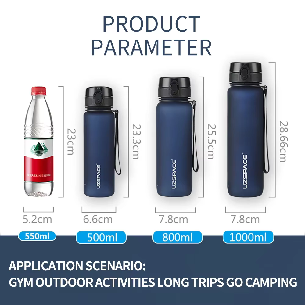 Bouteille d'eau portable sans BPA pour adultes et enfants