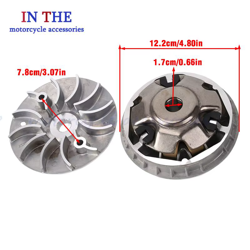 Moteur GY6-230cc, roue motrice et roue d'entraînement, utilisés pour les quads de plage, les karts, accessoires d'embrayage de moteur - Nouveauté !