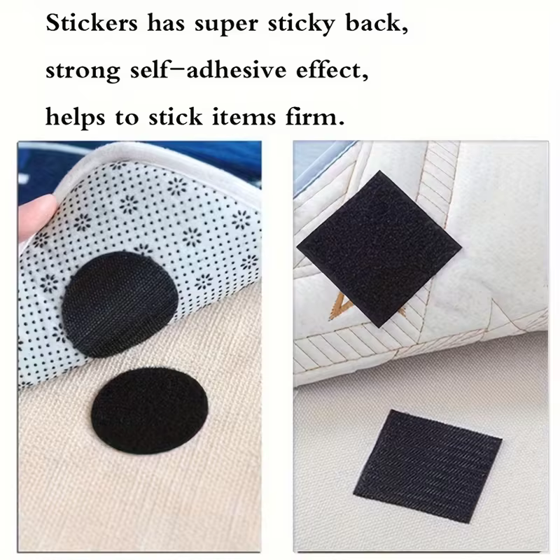 10 paires de rubans anti-bouclage pour tapis - Convient pour la protection des sols antidérapants