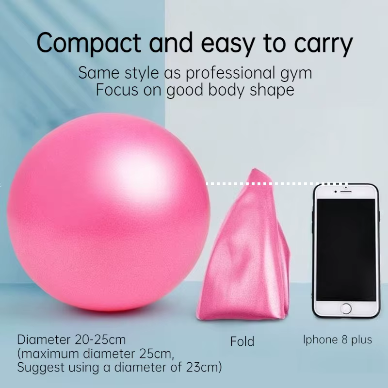 1PCYoga balles d'exercice 25CM balle de Pilates épaissie anti-déflagrant exercice