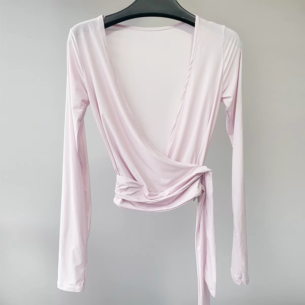 Haut court croisé CSB 2026 pour l'été – T-shirt de yoga à manches longues