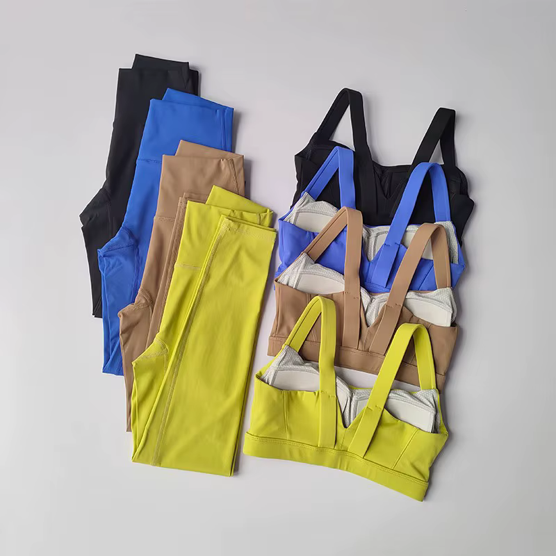 Ensemble de Yoga sans couture pour femmes