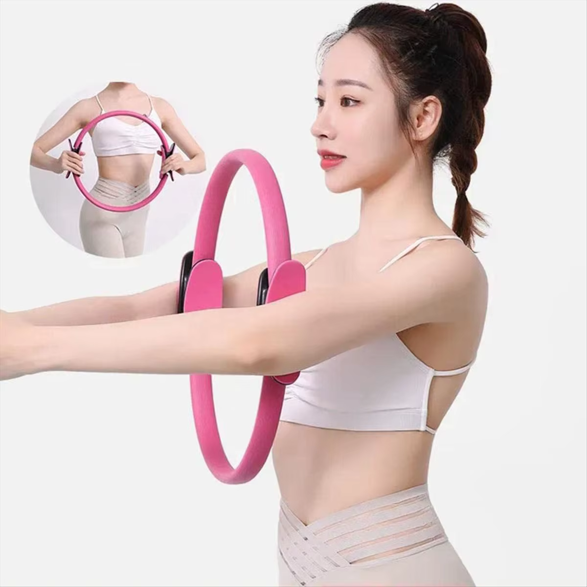 Cercle de Pilates ABPF pour sculpter les cuisses intérieures et extérieures