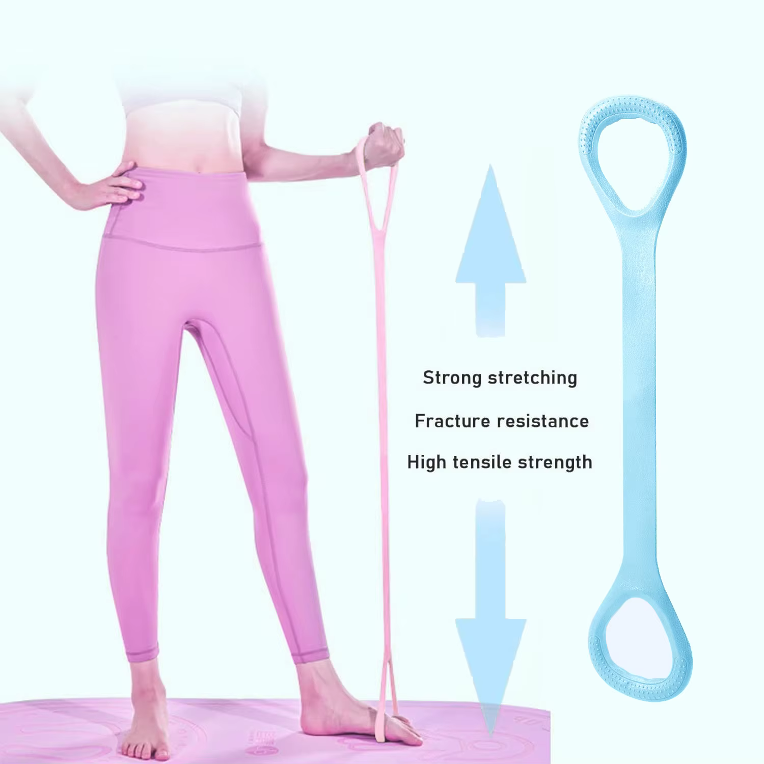 8 bandes de résistance pour entraînement physique