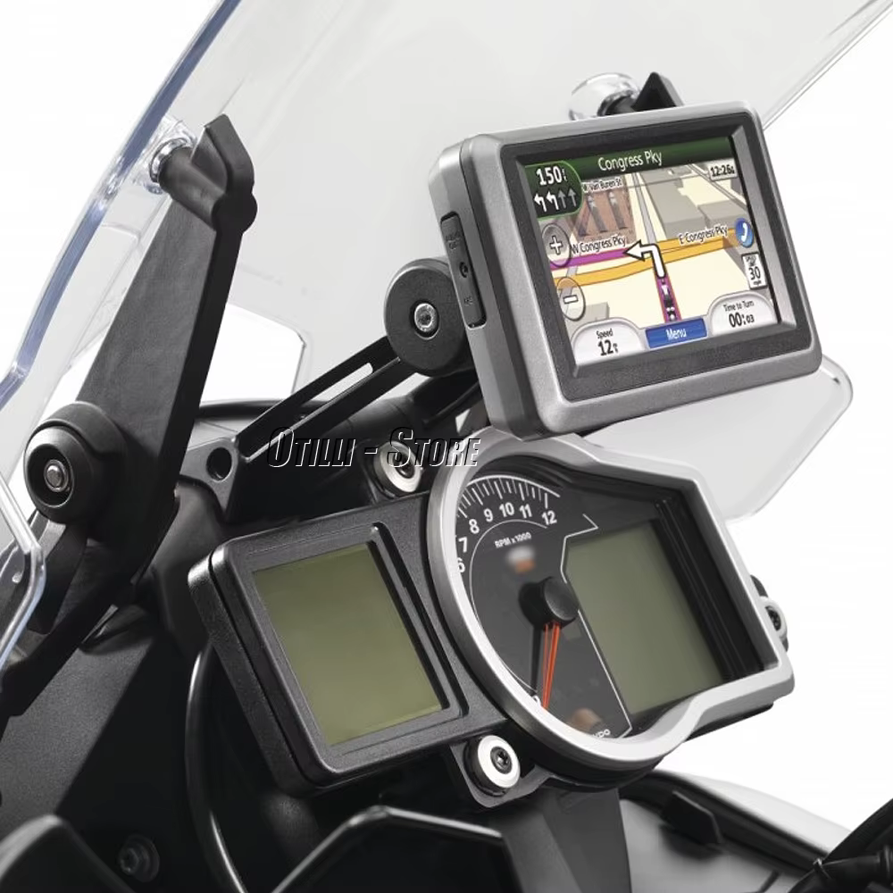 Support de téléphone portable noir, accessoire de moto adapté pour 1050 1090 1190 ADV Adventure R L, support de Navigation GPS