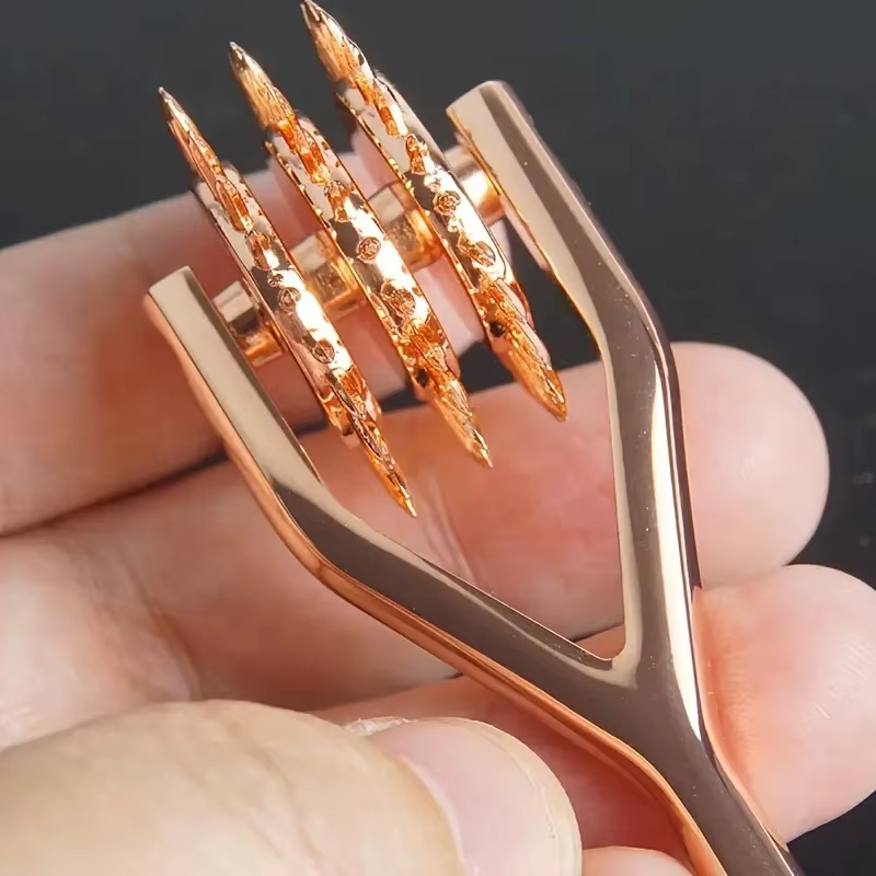 Roue Wartenberg à pointes à 3 rangées, molette à pointes, motoculteur à roue à broches BDSM pour Couples, jouets sexuels, jeux pour adultes SM