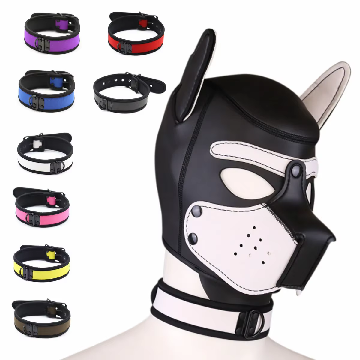 Accessoire exotique de chiot, sangle de collier de Bondage pour hommes et femmes, esclave Bdsm, Cosplay, éponge fétichiste, ras du cou, jouets sexuels érotiques de flirt