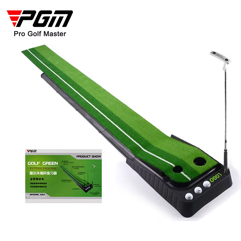Tapis de putting Perfect Practice – Green de putting d'intérieur pour la maison – Aide à l'entraînement de golf – Tapis de putting de golf de qualité supérieure avec un effet réaliste