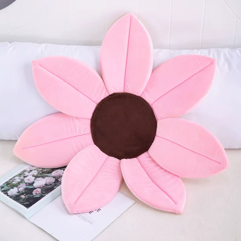Coussin de douche pliable à quatre pétales de fleurs pour bébé, baignoire à fleurs en fleurs pour nouveau-né, coussin de siège de sécurité pour bébé, polymères de bain en fleurs, 70cm