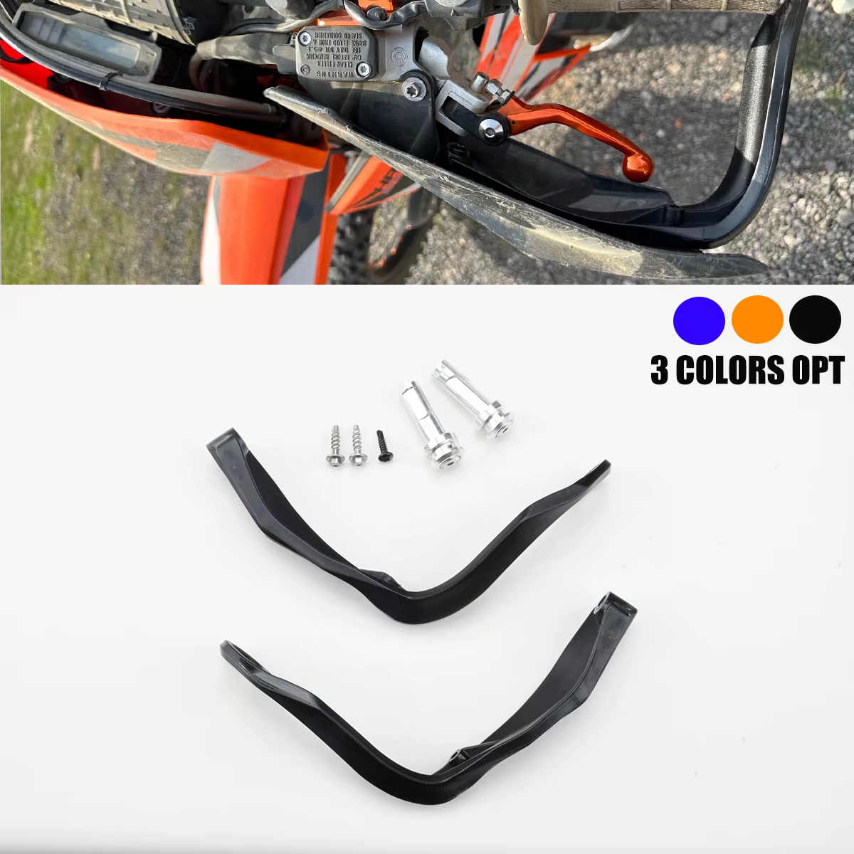Accessoires moto 2017-2025 : Protège-mains Bow Guard pour frein et embrayage KTM 125cc-500cc SX SXF XC XCF XCW EXC EXCF