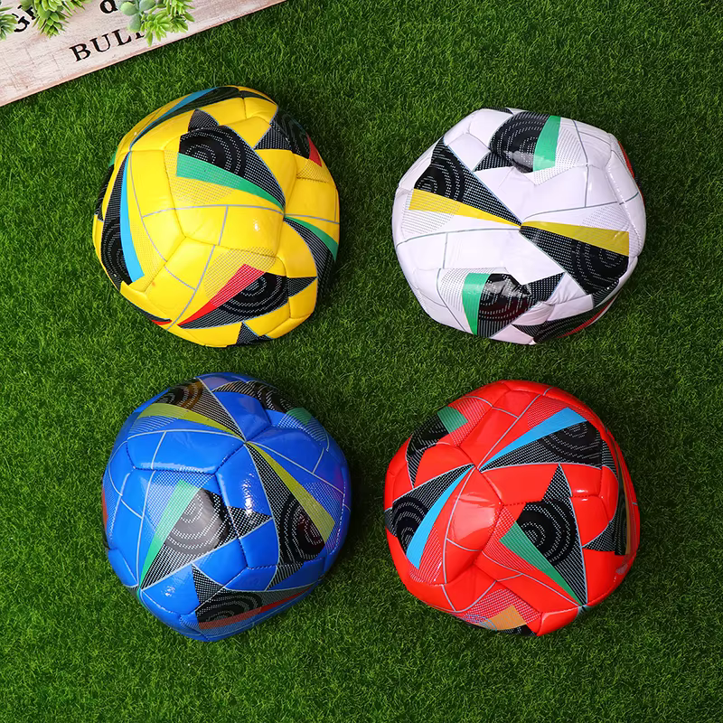 Sports de plein air jeu formation pratique jouer balle cadeaux d'anniversaire taille 2 ballon de football pour les jeunes adultes résistant à l'usure ballon de football