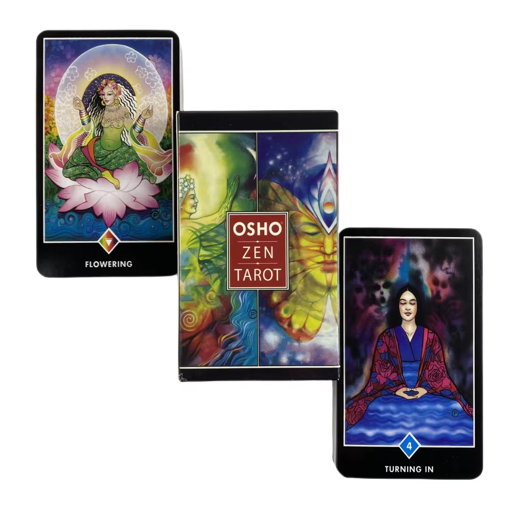 Osho Zen Tarot Cards A 79 Deck Oracle English Visions Divination Edition Borad Jeux de Jeu