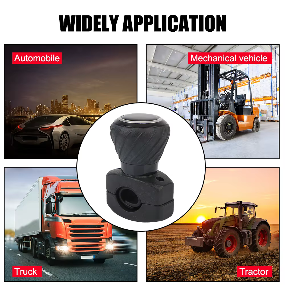 Booster de volant de voiture, pièces automobiles, économie de travail, bouton Spinner, camion, tracteur, chariot élévateur, poignée à 360 degrés, rotation de la boule, commande manuelle
