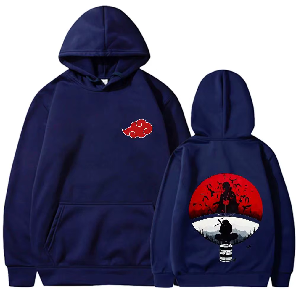 Sweat-shirt et sweat-shirt à capuche imprimés Naruto 2026, chauds et confortables, 100% coton, sweat-shirt vintage à capuche pour adulte
