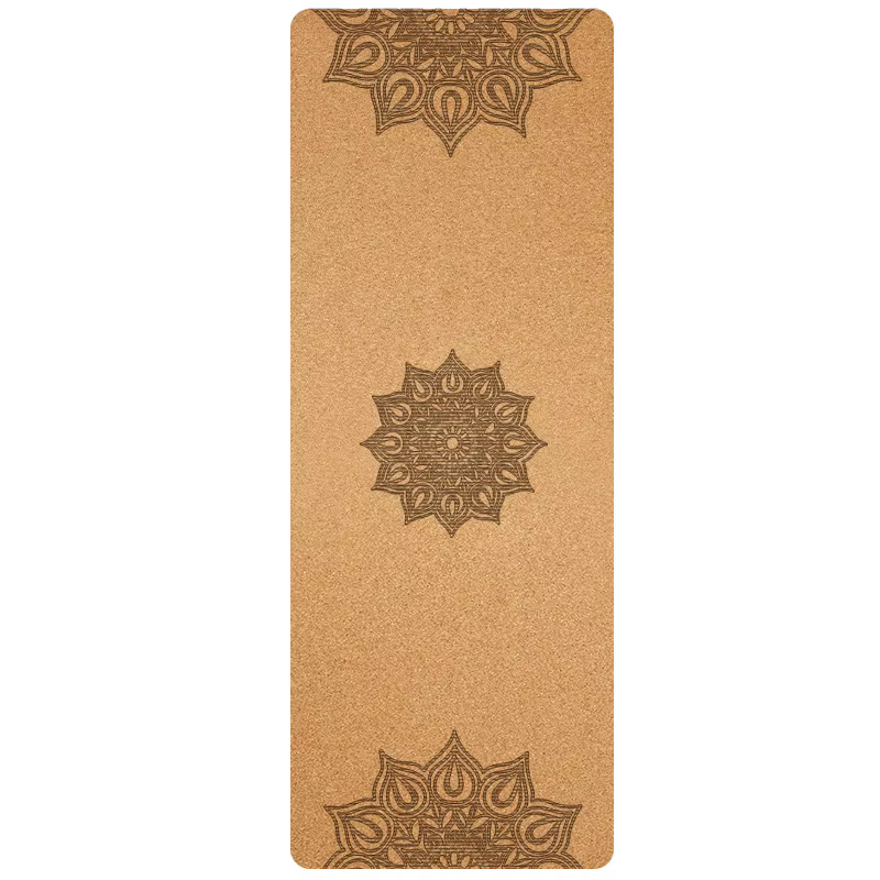 Tapis de yoga en liège et caoutchouc naturel