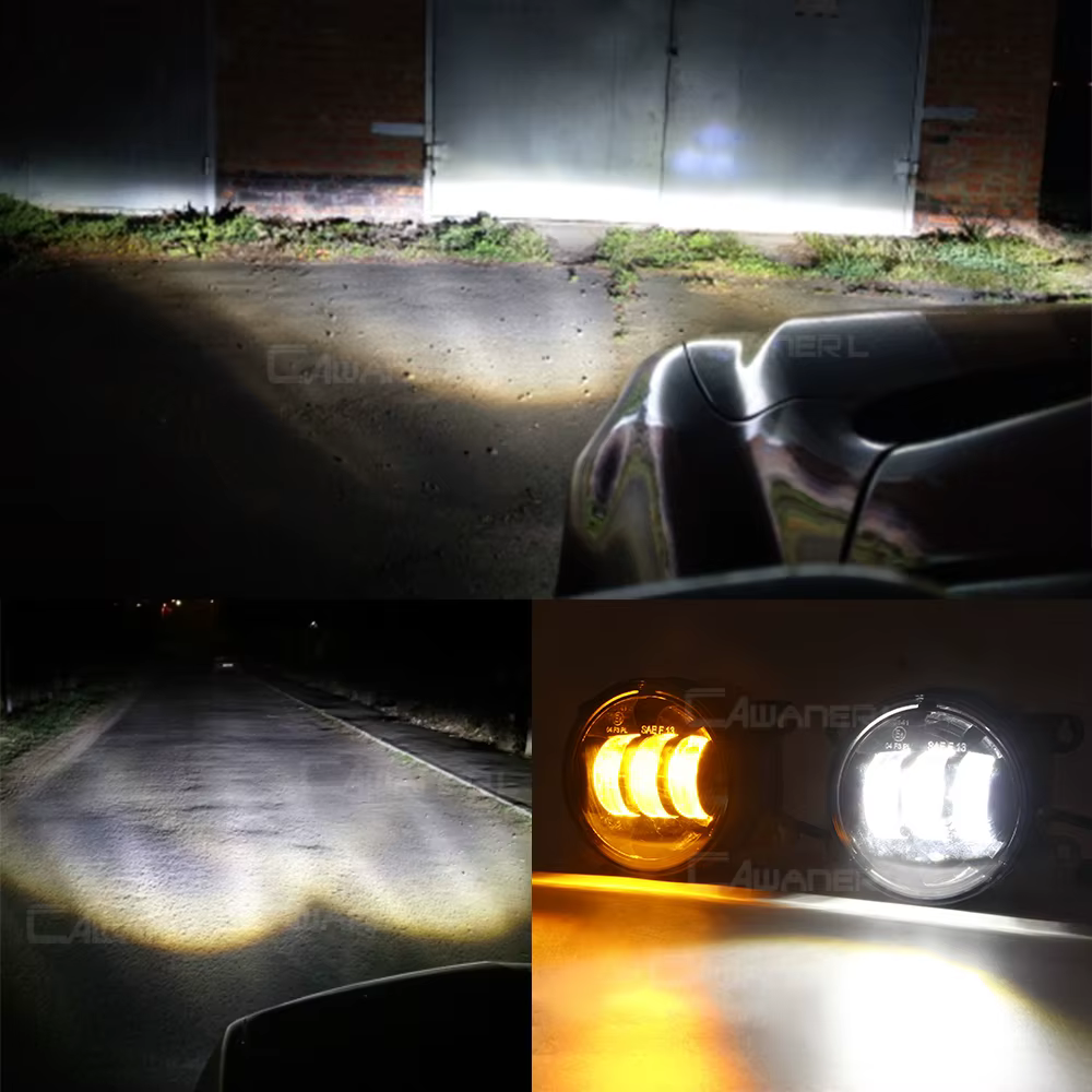 2 pièces 30W H11 LED antibrouillard accessoires pour Fiat Ducato (250 _, 290 _) 2006-2023 voiture gauche + droite antibrouillard DRL style