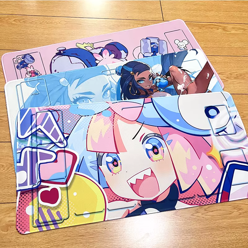 Tapis de jeu de figurines Pokemon Nessa Tinkaton Lono, tapis de jeu de cartes à collectionner PTCG, plaque Duel, tapis de carte en caoutchouc, tapis de souris étanche