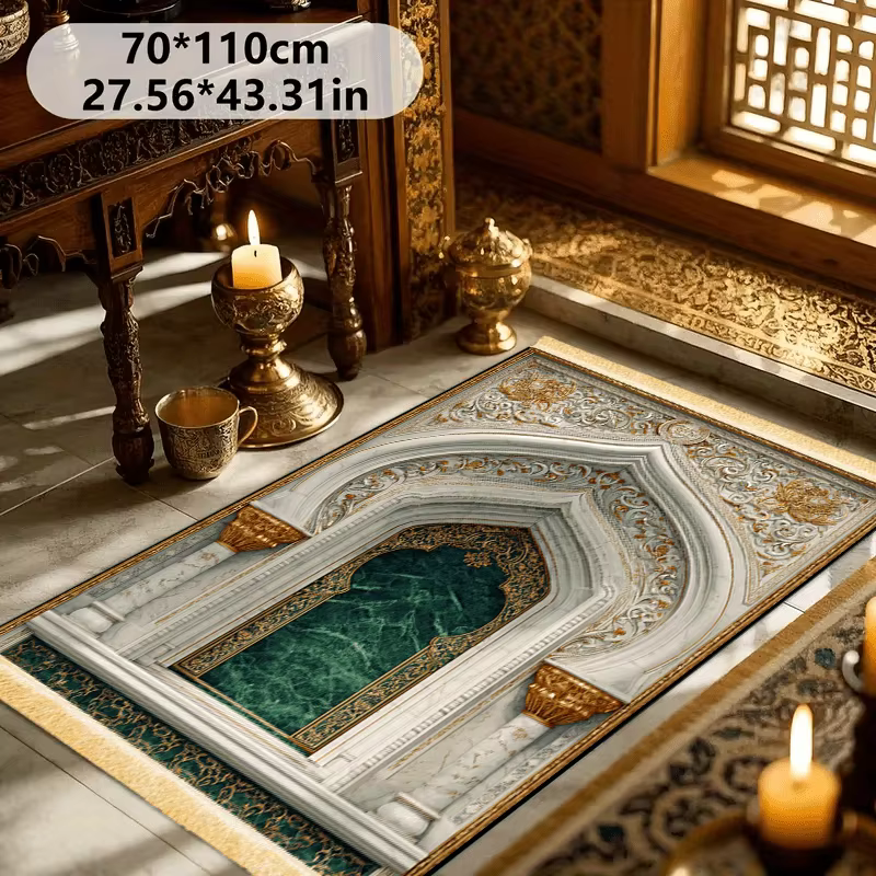 Tapis de prière de luxe VIKAMA à franges