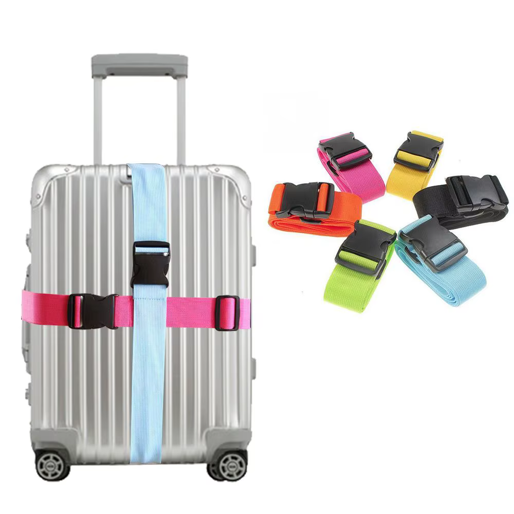 Sangles de sécurité pour bagages, un mot, sangle de bagage, emballage de bagages, environnement réglable, accessoires de voyage