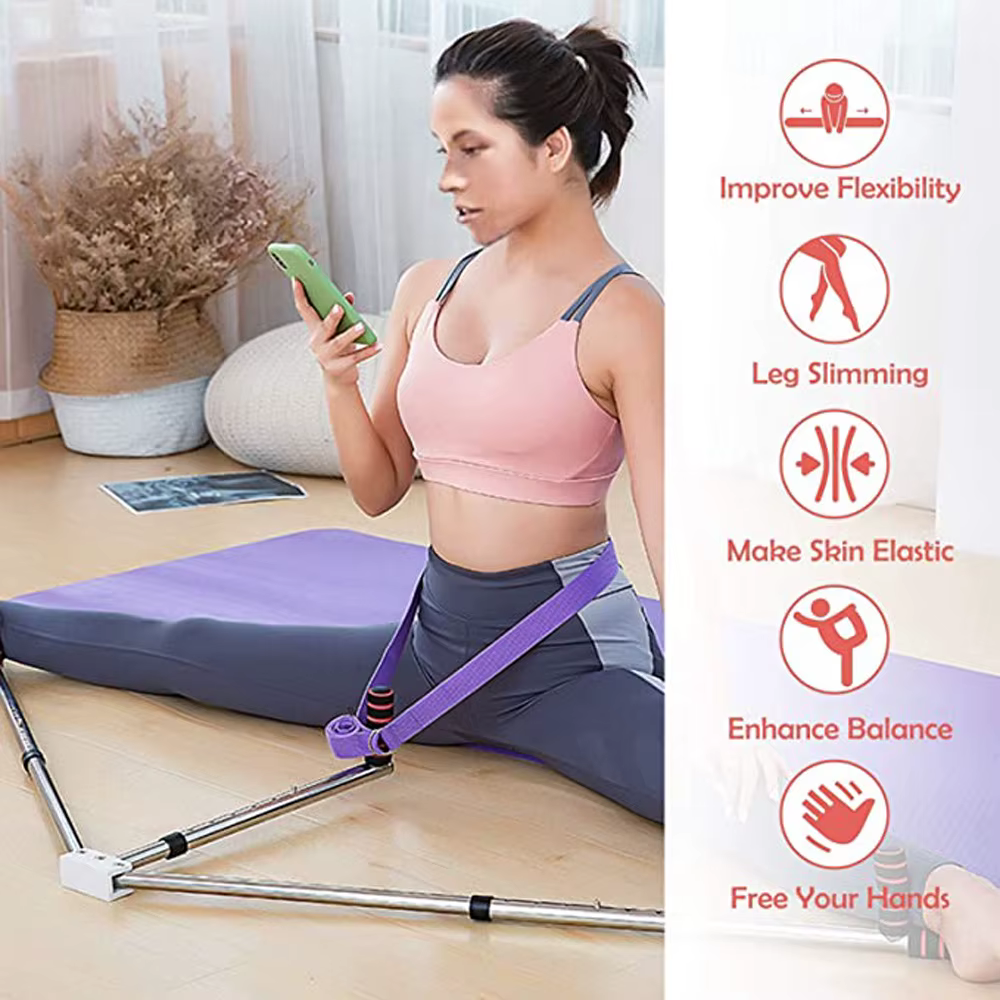 Civière de jambe 3 barres flexibilité des jambes étirement
