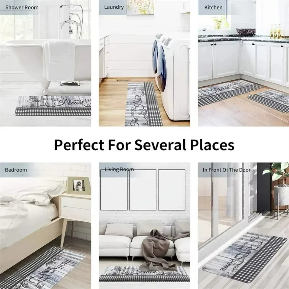 Tapis de porte mignon motif chien teckel de dessin animé, tapis de couloir, tapis de salon, tapis de cuisine, tapis de chambre, paillasson d'intérieur, décoration d'entrée
