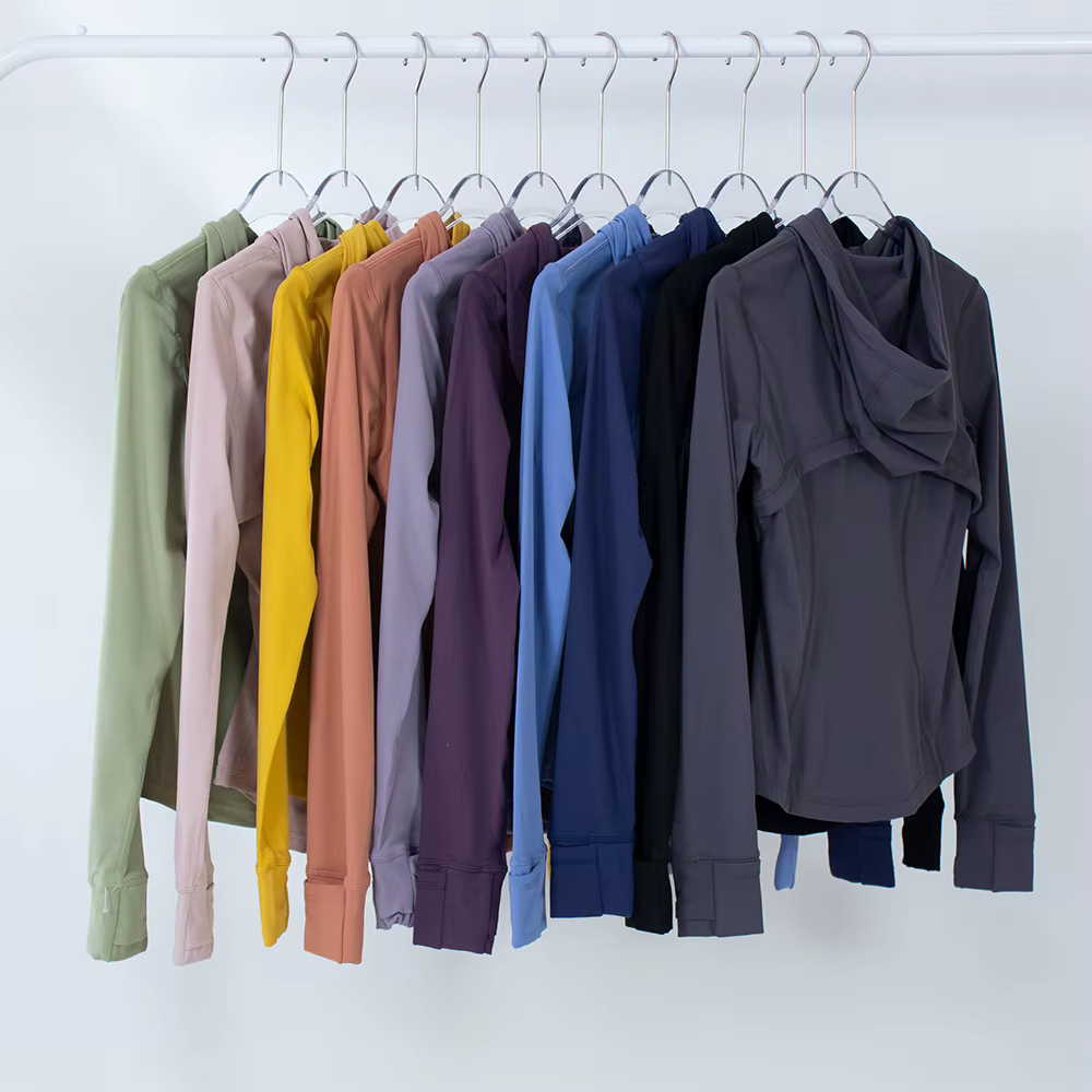 LULU FLORA Vêtements de yoga veste de sport respirante pour femme