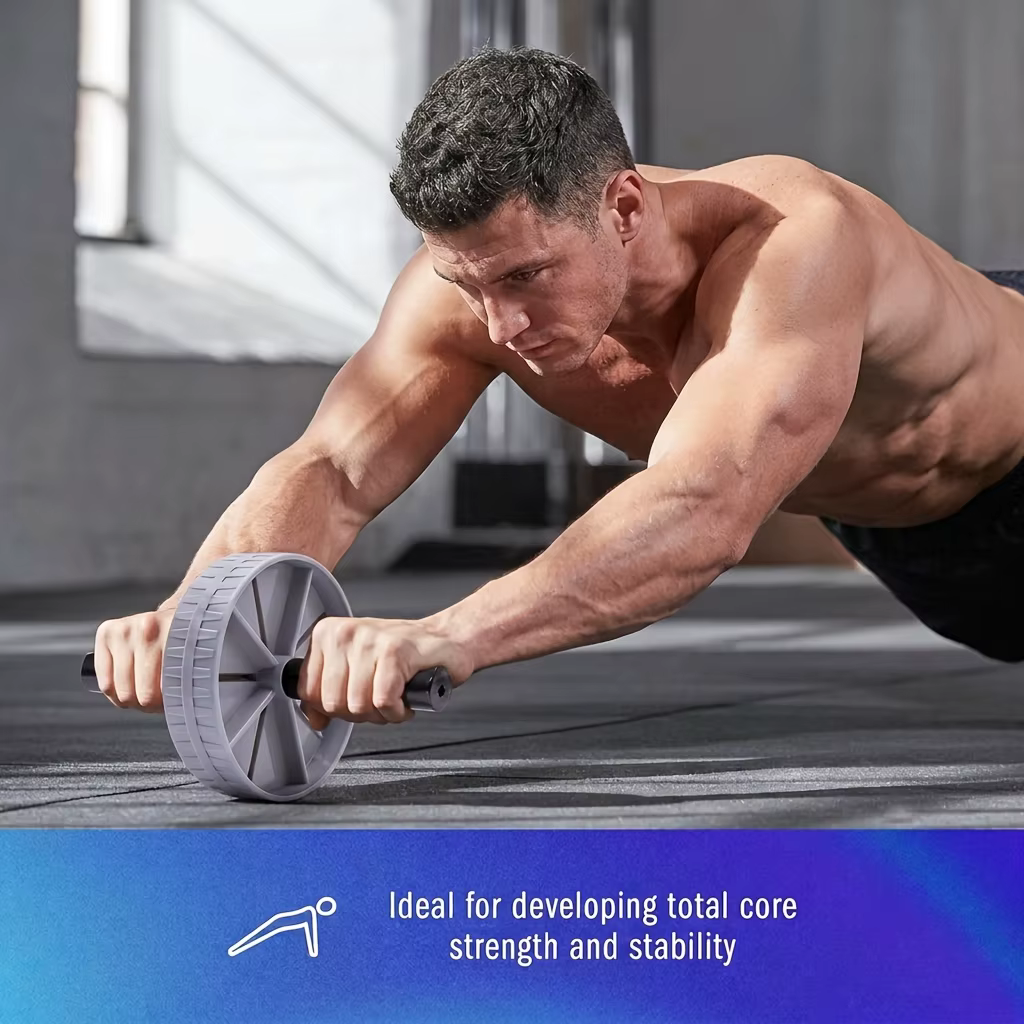1 roue abdominale, équipement de fitness à domicile pour hommes