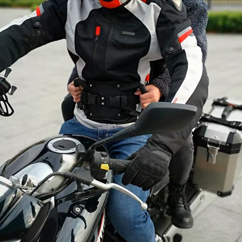 Harnais de corde de Protection pour siège arrière de moto, sangles de sécurité à longueur réglable, ceinture antidérapante pour passager