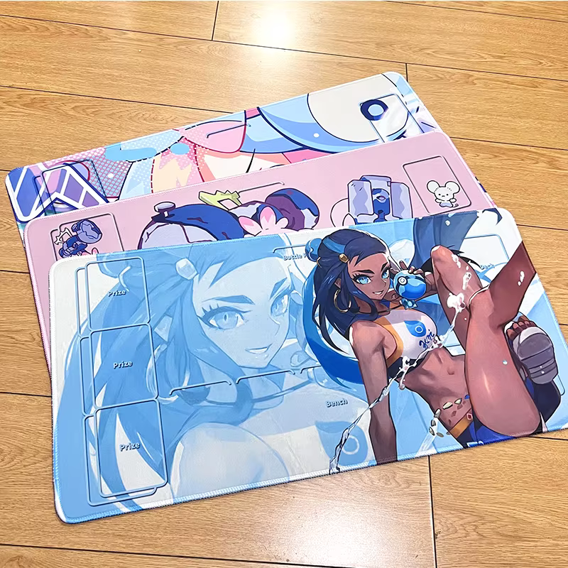Tapis de jeu de figurines Pokemon Nessa Tinkaton Lono, tapis de jeu de cartes à collectionner PTCG, plaque Duel, tapis de carte en caoutchouc, tapis de souris étanche