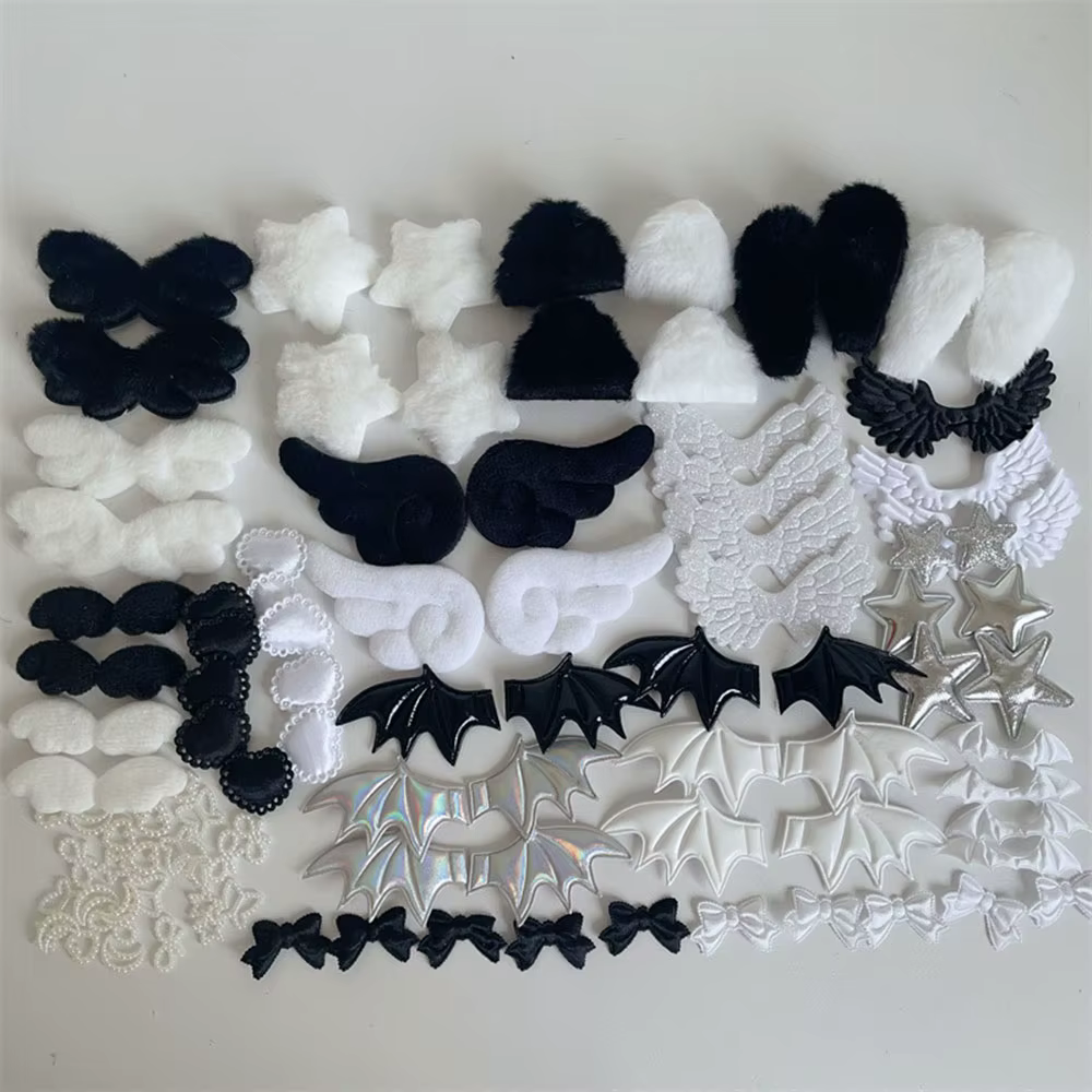 Ensemble d'accessoires colorés de 99 pièces en dentelle rose, pour la création de ventilateurs manuels DIY, matériel pour emballages décoratifs et décoration de cartes
